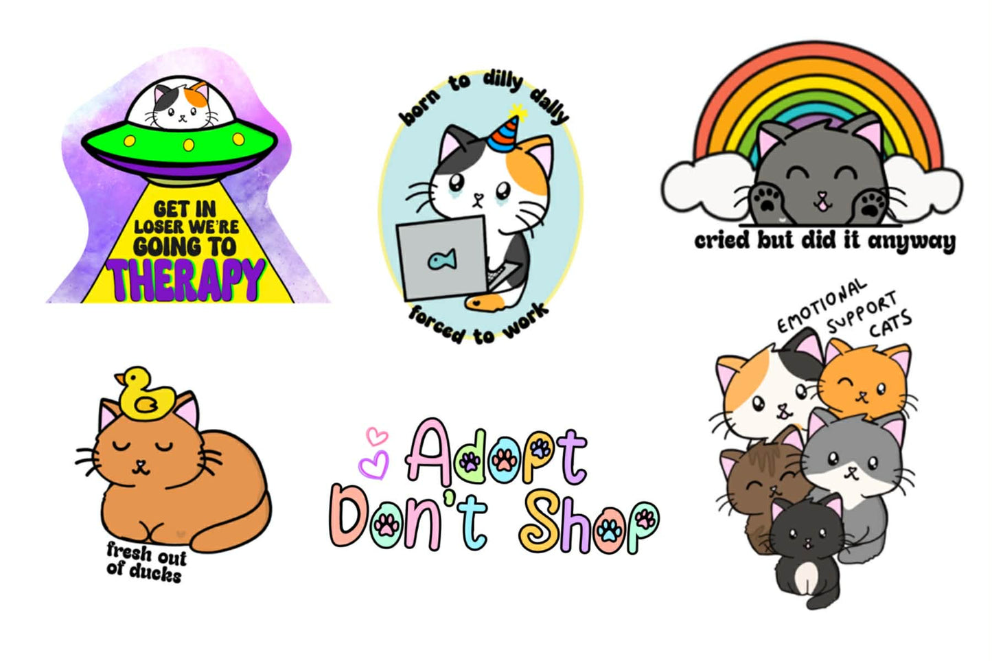 Adopt Dont Shop Sticker