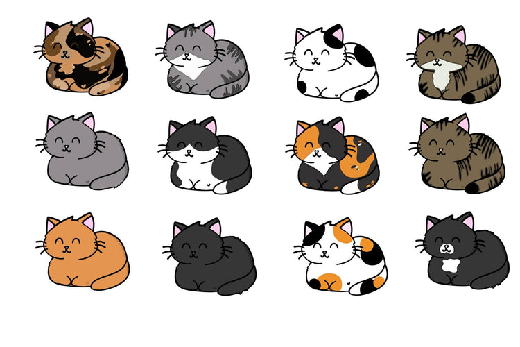 Loaf Cat Stickers