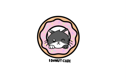 Donut Cat Sticker