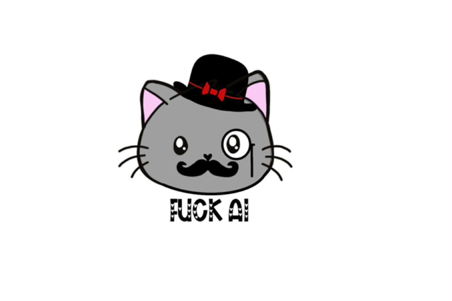 Anti AI Sticker