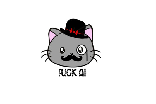 Anti AI Sticker