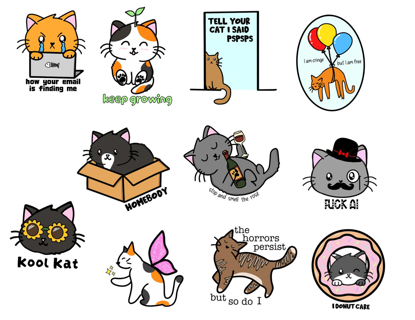Kool Kat Sticker